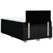 Pat box spring cu saltea, negru, 120x200 cm, textil - WALTI WALTI
