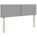 Pat box spring cu saltea, gri deschis, 140x190 cm, textil - WALTI WALTI