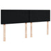 Pat box spring cu saltea, negru, 140x190 cm, textil - WALTI WALTI