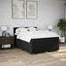 Pat box spring cu saltea, negru, 140x190 cm, textil - WALTI WALTI