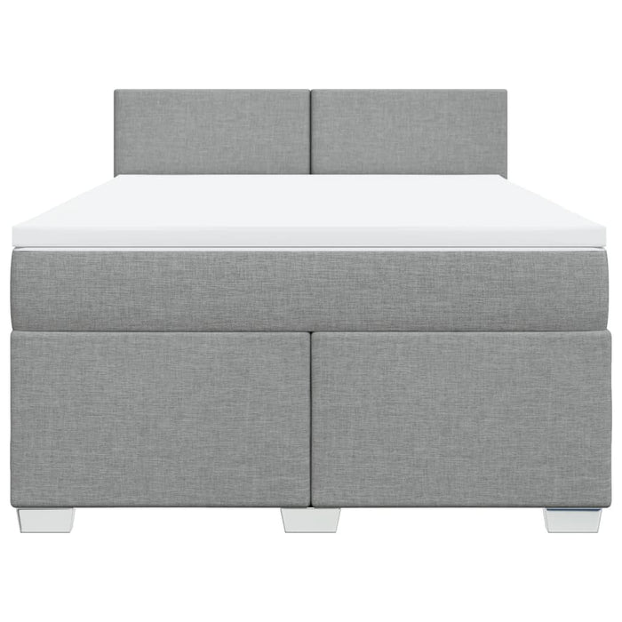 Pat continental, gri deschis, 140x200 cm, material textil - WALTI WALTI