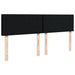 Pat box spring cu saltea, negru, 140x200 cm, textil - WALTI WALTI