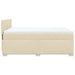 Pat continental cu saltea, crem, 140x200 cm, material textil - WALTI WALTI