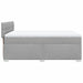 Pat continental, gri deschis, 140x200 cm, material textil - WALTI WALTI