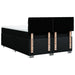 Pat box spring cu saltea, negru, 140x200 cm, textil - WALTI WALTI