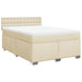 Pat continental cu saltea, crem, 140x200 cm, material textil - WALTI WALTI