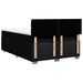 Pat box spring cu saltea, negru, 160x200 cm, textil - WALTI WALTI