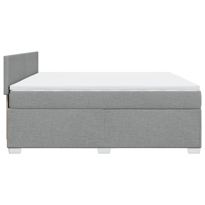 Pat continental, gri deschis, 180x200 cm, material textil - WALTI WALTI
