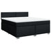 Pat box spring cu saltea, negru, 180x200 cm, catifea - WALTI WALTI