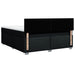 Pat box spring cu saltea, negru, 180x200 cm, catifea - WALTI WALTI
