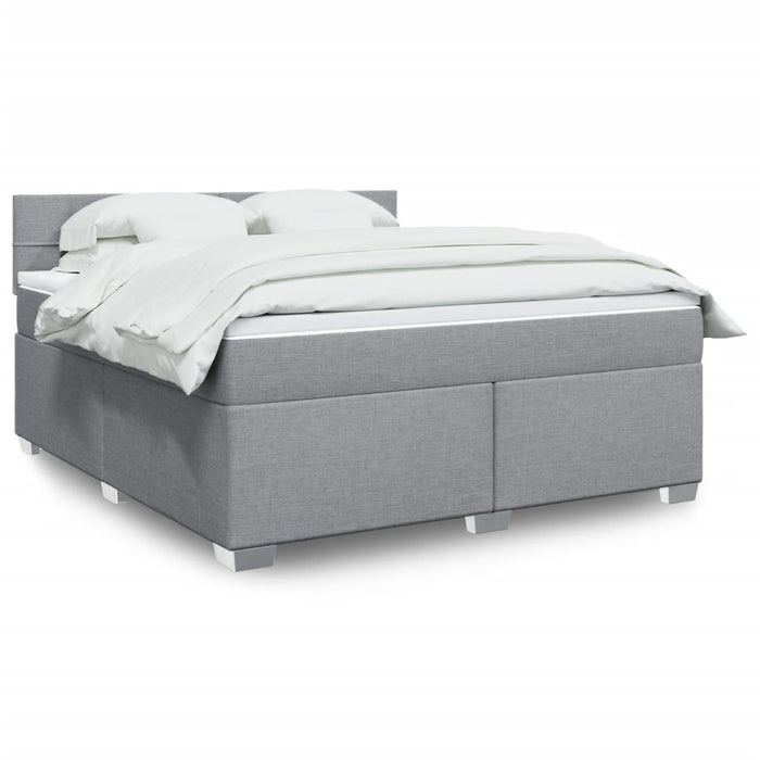 Pat continental, gri deschis, 180x200 cm, material textil - WALTI WALTI
