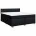 Pat box spring cu saltea, negru, 180x200 cm, catifea - WALTI WALTI