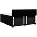 Pat box spring cu saltea, negru, 180x200 cm, catifea - WALTI WALTI