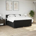 Pat box spring cu saltea, negru, 180x200 cm, catifea - WALTI WALTI