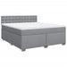 Pat continental, gri deschis, 180x200 cm, material textil - WALTI WALTI