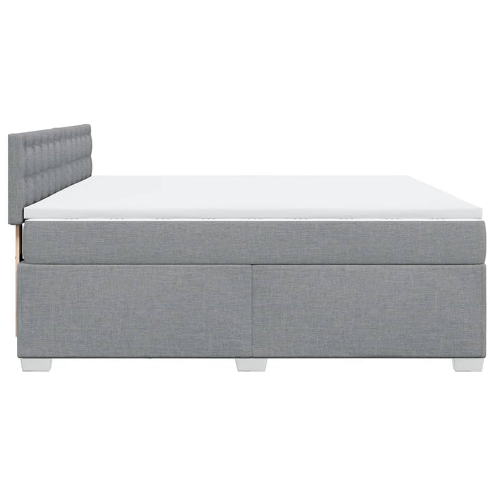 Pat continental, gri deschis, 180x200 cm, material textil - WALTI WALTI