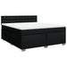 Pat box spring cu saltea, negru, 180x200 cm, catifea - WALTI WALTI