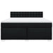 Pat box spring cu saltea, negru, 180x200 cm, catifea - WALTI WALTI