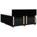 Pat box spring cu saltea, negru, 180x200 cm, catifea - WALTI WALTI