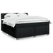 Pat box spring cu saltea, negru, 180x200 cm, catifea - WALTI WALTI
