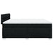 Pat box spring cu saltea, negru, 200x200 cm, textil - WALTI WALTI