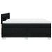 Pat box spring cu saltea, negru, 200x200 cm, textil - WALTI WALTI
