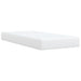 Pat box spring cu saltea, alb, 80x200 cm, piele ecologică - WALTI WALTI
