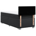 Pat box spring cu saltea, negru, 90x190 cm, piele ecologică - WALTI WALTI