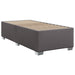 Pat box spring cu saltea, gri, 90x190 cm, piele ecologică - WALTI WALTI