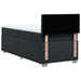 Pat box spring cu saltea, negru, 90x200 cm, piele ecologică - WALTI WALTI