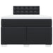 Pat box spring cu saltea, negru, 120x190 cm, piele ecologică - WALTI WALTI