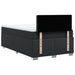 Pat box spring cu saltea, negru, 120x190 cm, piele ecologică - WALTI WALTI