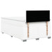 Pat box spring cu saltea, alb, 120x200 cm, piele ecologică - WALTI WALTI