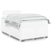 Pat box spring cu saltea, alb, 120x200 cm, piele ecologică - WALTI WALTI