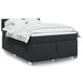 Pat box spring cu saltea, negru, 140x190 cm, piele ecologică - WALTI WALTI