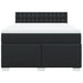 Pat box spring cu saltea, negru, 140x200 cm, piele ecologică - WALTI WALTI