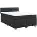 Pat box spring cu saltea, negru, 160x200 cm, piele ecologică - WALTI WALTI