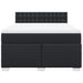 Pat box spring cu saltea, negru, 160x200 cm, piele ecologică - WALTI WALTI
