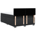 Pat box spring cu saltea, negru, 160x200 cm, piele ecologică - WALTI WALTI
