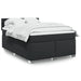 Pat box spring cu saltea, negru, 160x200 cm, piele ecologică - WALTI WALTI