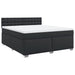 Pat box spring cu saltea, negru, 180x200 cm, piele ecologică - WALTI WALTI