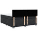 Pat box spring cu saltea, negru, 180x200 cm, piele ecologică - WALTI WALTI