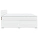 Pat box spring cu saltea, alb, 180x200 cm, piele ecologică - WALTI WALTI