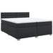 Pat box spring cu saltea, negru, 200x200 cm, piele ecologică - WALTI WALTI