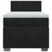 Pat box spring cu saltea, negru, 80x200 cm, catifea - WALTI WALTI
