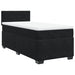 Pat box spring cu saltea, negru, 80x200 cm, catifea - WALTI WALTI