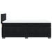 Pat box spring cu saltea, negru, 80x200 cm, catifea - WALTI WALTI