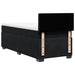 Pat box spring cu saltea, negru, 80x200 cm, catifea - WALTI WALTI