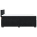 Pat box spring cu saltea, negru, 90x190 cm, catifea - WALTI WALTI