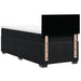 Pat box spring cu saltea, negru, 90x190 cm, catifea - WALTI WALTI